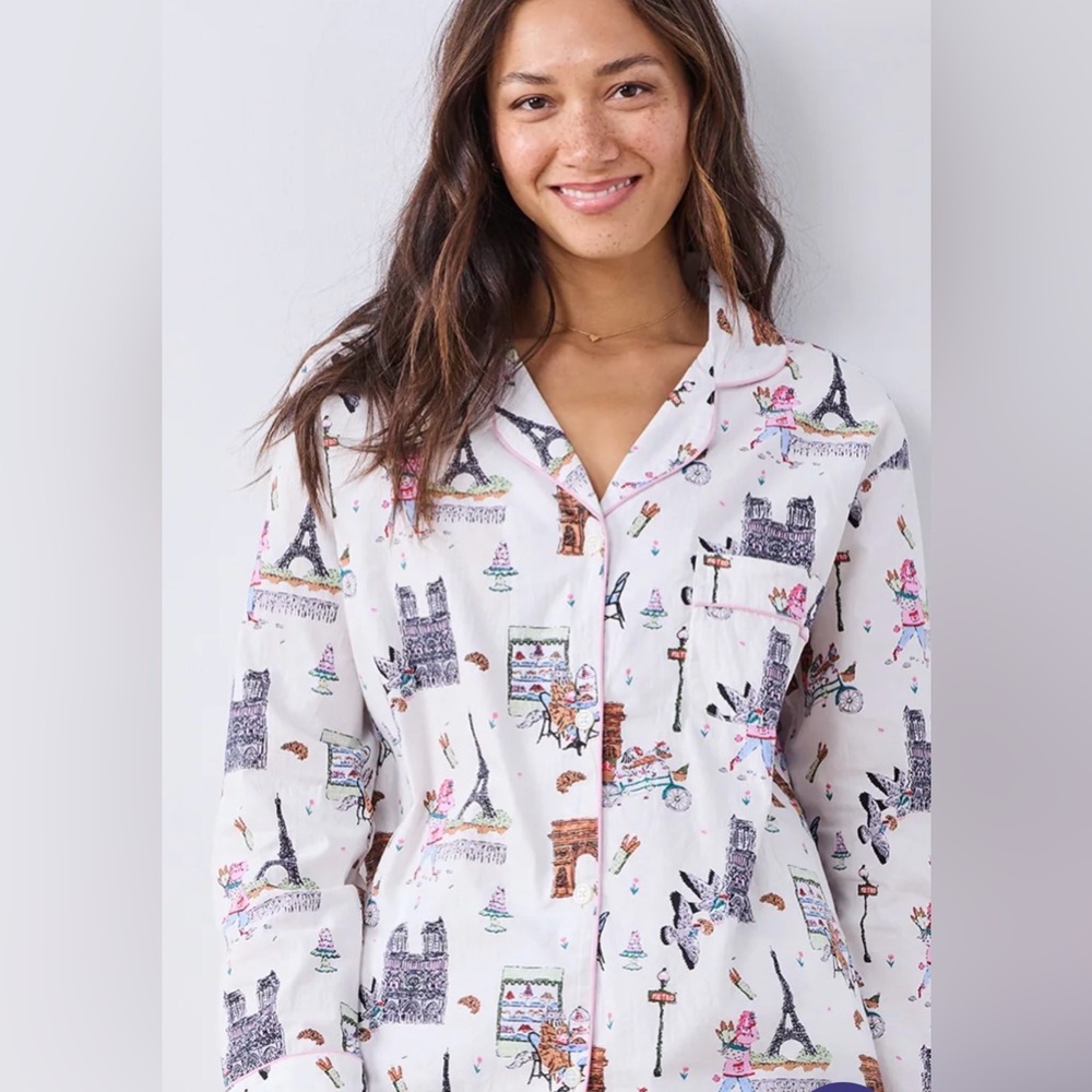 Printfresh Long PJ St - Parisian Getaway - NWT